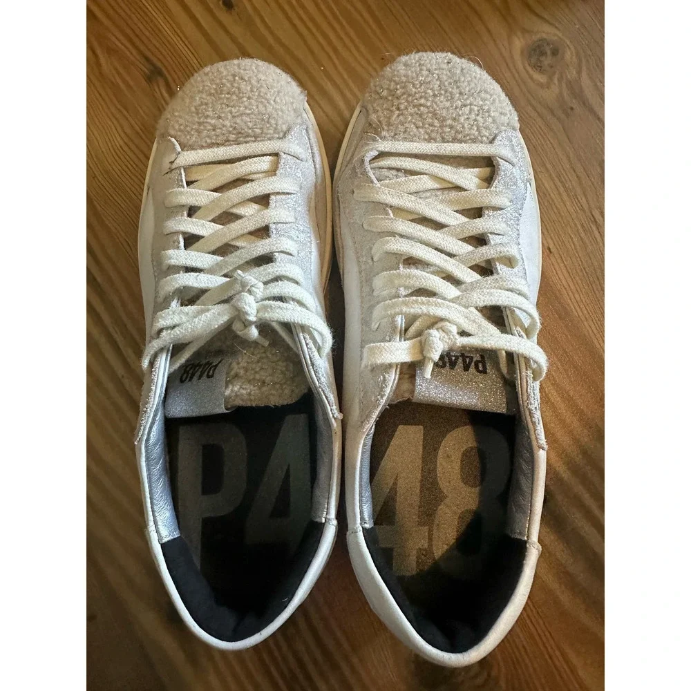 P448 John Lama Lace up low Sneaker Size 39 - Picture 4 of 12
